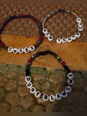 Set of Three Taylor Swift Eras Tour Bracelets